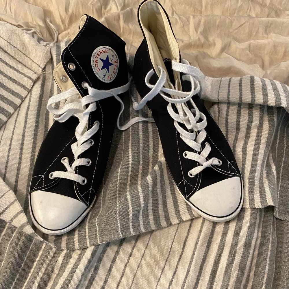 Flat Black Converse